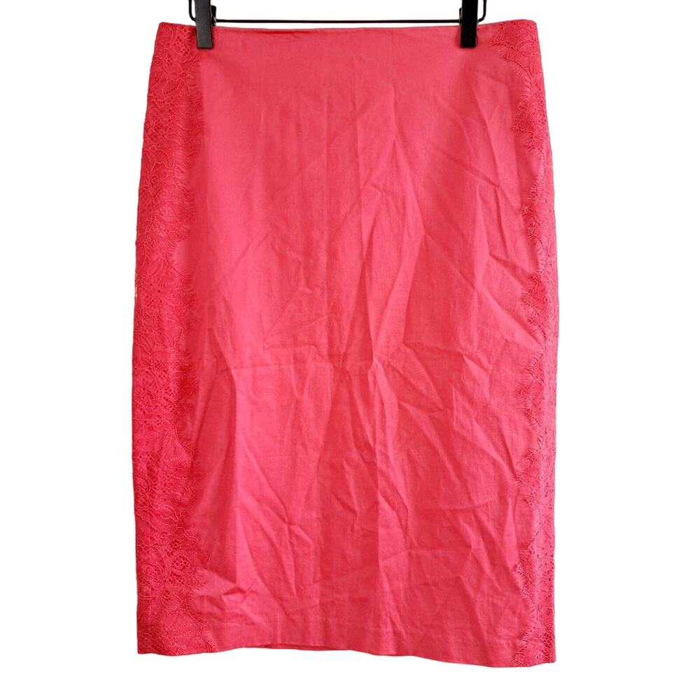 New York & Co Lace Detail Skirt